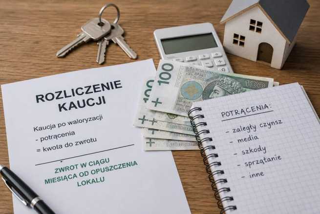 Kaucja w TBS/SIM – zwrot, potrącenia i waloryzacja